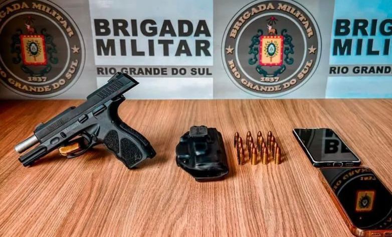 Brigadianos evitam possível feminicídio e prendem homem em Bento Gonçalves