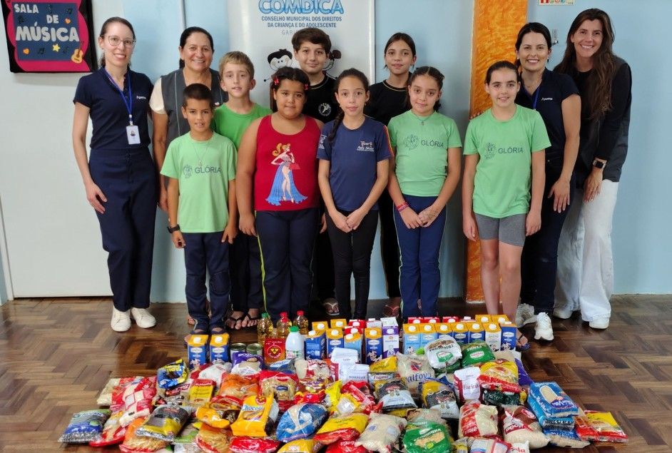 Palestra  arrecada mais de 100 kg de alimentos em Garibaldi