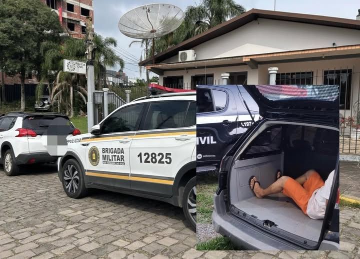 Homem é preso após agredir grávida em Carlos Barbosa