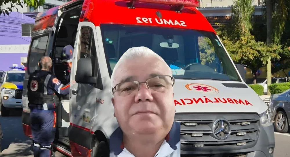idoso é atingido por caminhonete, arremessado contra carro e morre