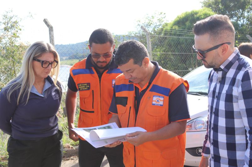 Defesa Civil Nacional faz vistoria em área crítica de Garibaldi