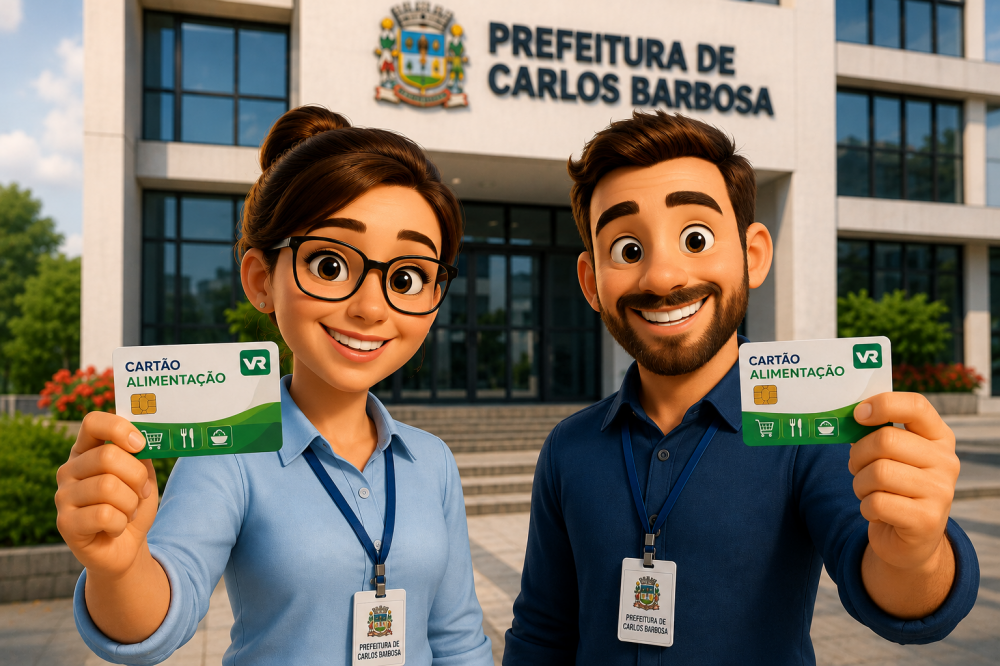 Servidores de Carlos Barbosa passam a receber auxílio-alimentação em cartão