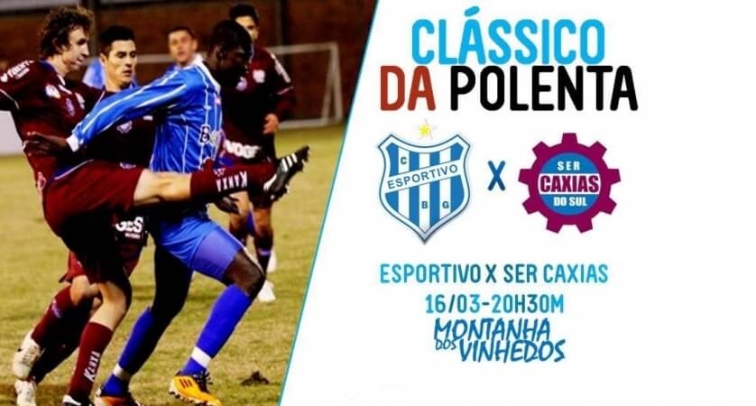 Clássico da Polenta: Esportivo X Caxias nesta quarta-feira