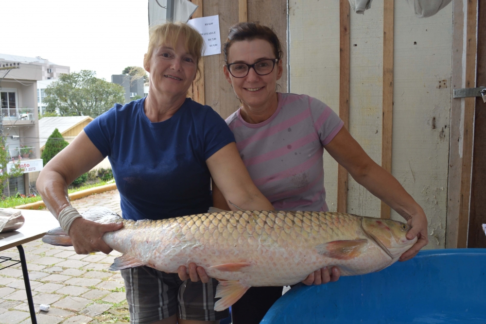 Feira do Peixe Vivo em Carlos Barbosa comercializa 3,5 toneladas 