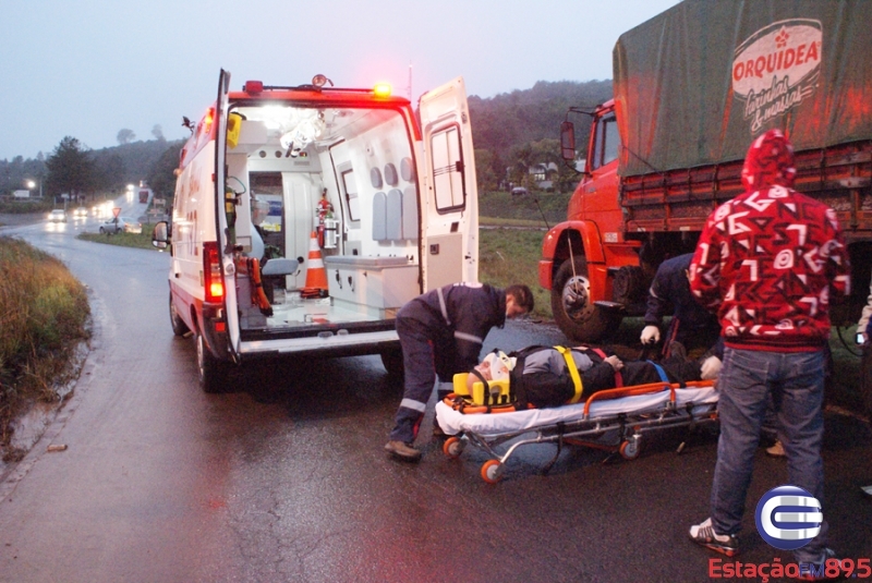 Garibaldi: Acidente deixa três feridos na RSC-470