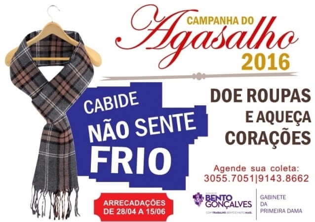 Campanha do Agasalho já arrecadou 10 mil peças em Bento Gonçalves