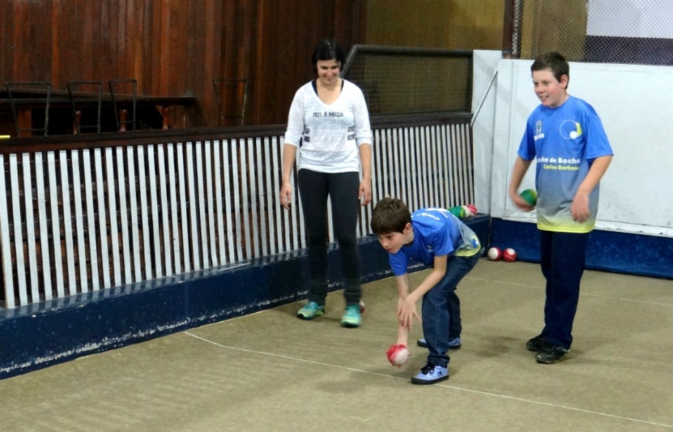 Primeiro torneio da Escolinha de Bochas em Carlos Barbosa