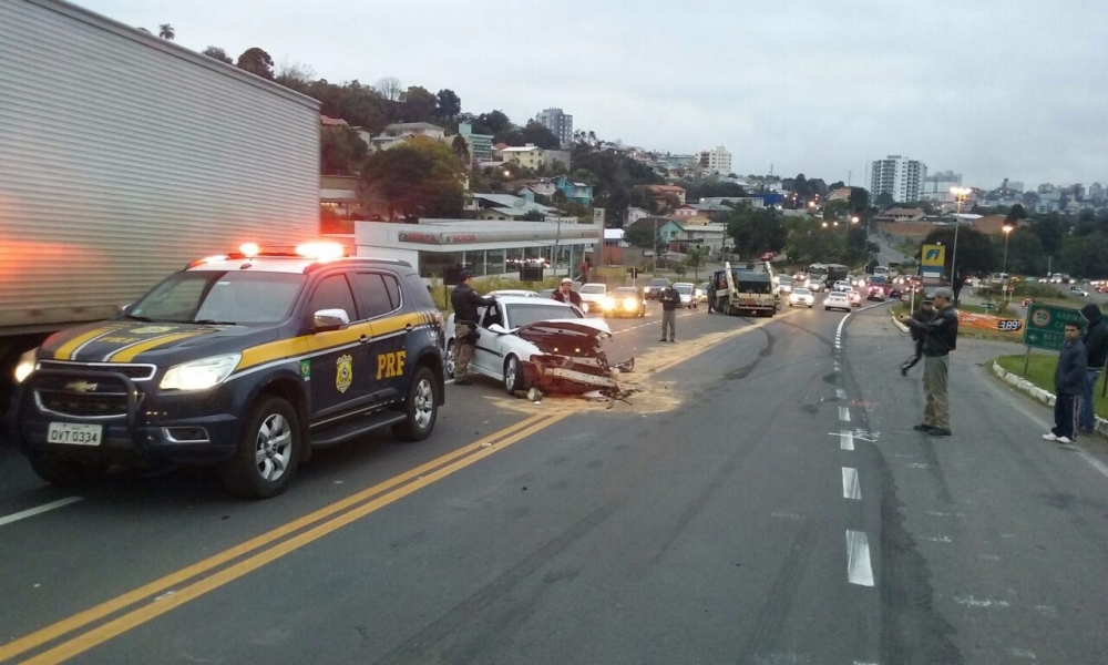 Acidente deixa vítima levemente ferida em Bento Gonçalves