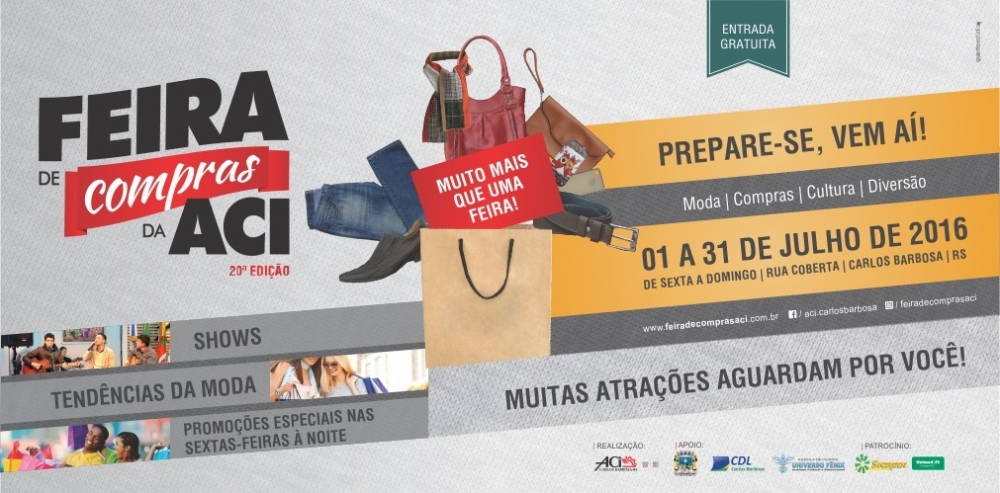 Inicia a edição 2016 da Feira de Compras em Carlos Barbosa