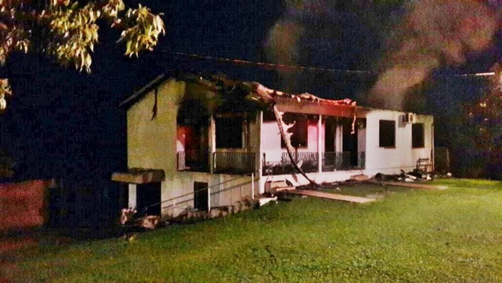 Incêndio consome casa em Linha Camargo, no interior de Garibaldi
