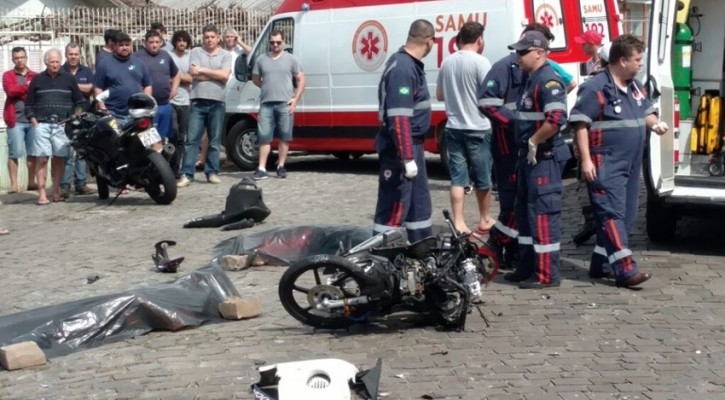 Casal perde a vida quando se dirigia ao trabalho em Bento Gonçalves