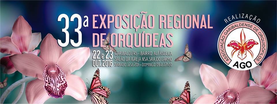 Exposição de Orquídeas neste fim de semana em Garibaldi