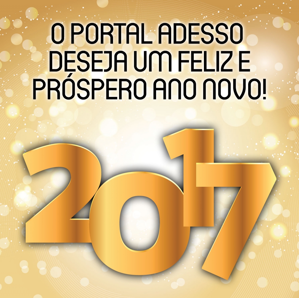 Portal Adesso deseja um FELIZ 2017 