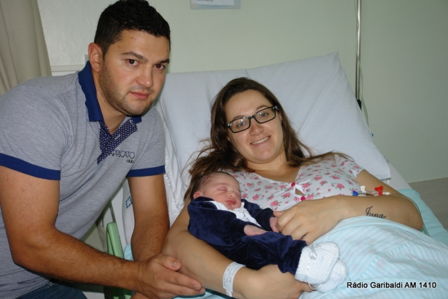 Menino o primeiro bebê a nascer em Garibaldi