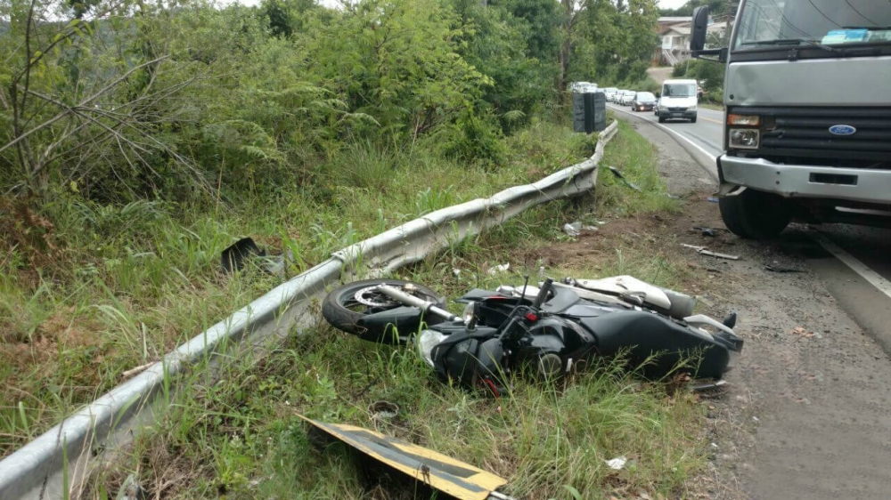 Policial Militar de Garibaldi fica gravemente ferido em acidente na ERS 444