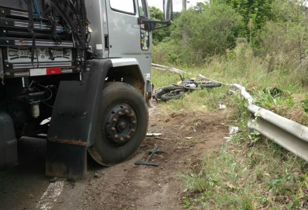 Policial Militar de Garibaldi fica gravemente ferido em acidente na ERS 444