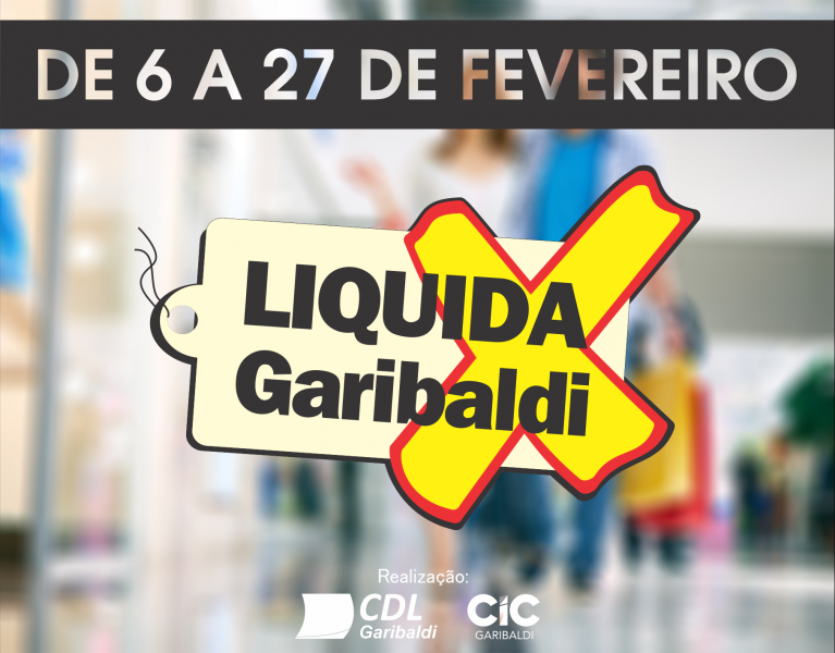 Liquida Garibaldi 2017 será de 6 a 27 de fevereiro