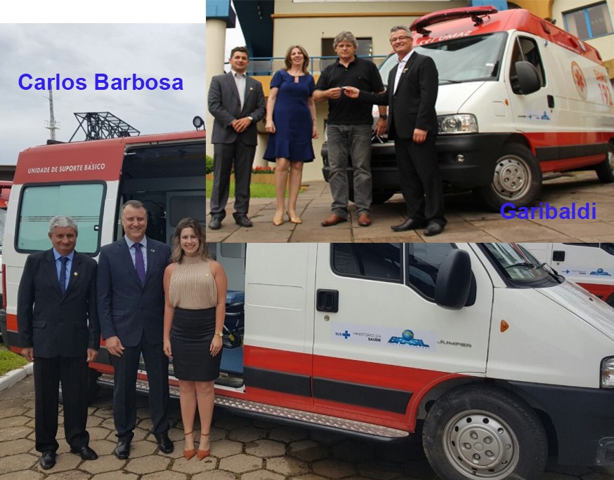 Ambulâncias do SAMU estão paradas em Garibaldi, Bento e Carlos Barbosa