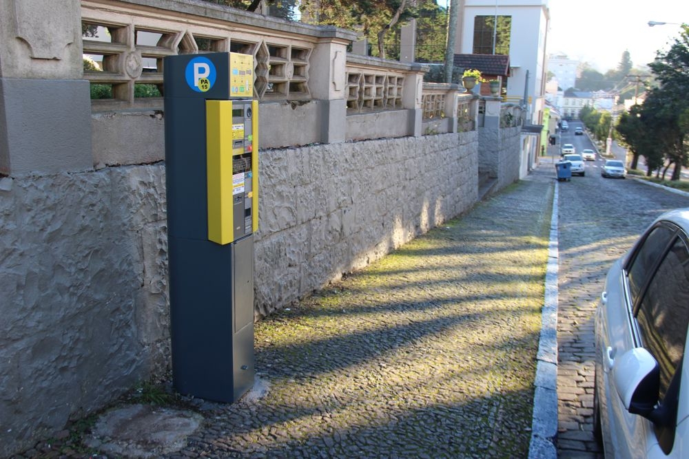 Estacionamento Rotativo de Garibaldi com novos Parquímetros