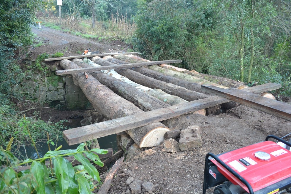 Reforma da Ponte de Linha Vitória é concluída em Carlos Barbosa