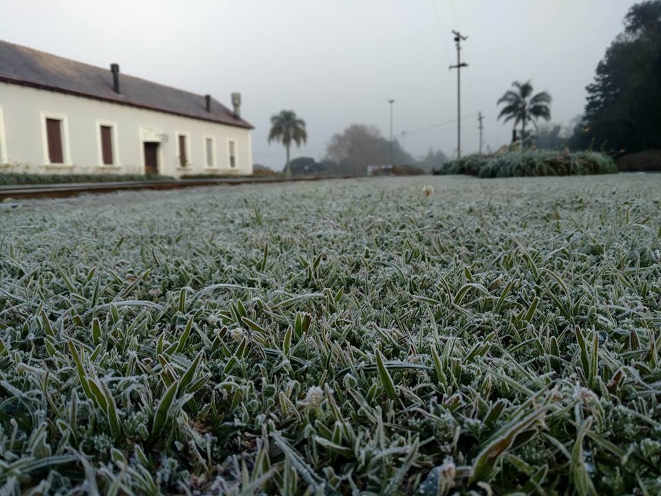 Temperaturas negativas e forte geada marcam a terça-feira na Serra