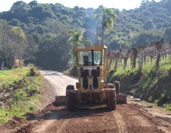 Melhorias nas estradas do Vale dos Vinhedos