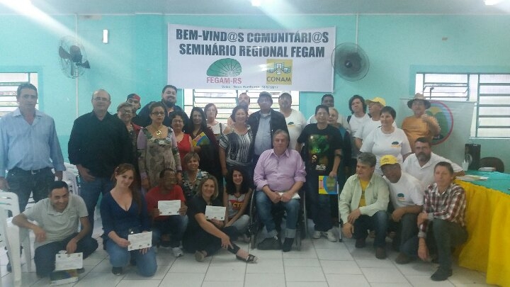 União de Bairros de Carlos Barbosa participa de seminário