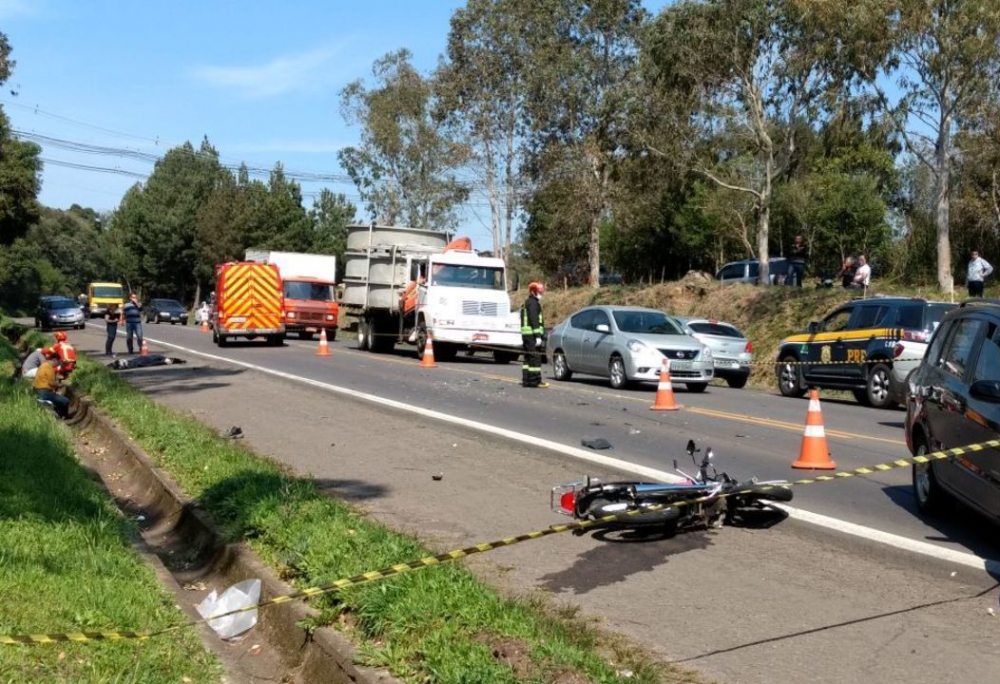 Jovem morre na BR 470 entre Garibaldi e Carlos Barbosa