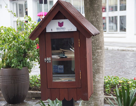 População tem utilizado as Biblio Praças em Garibaldi