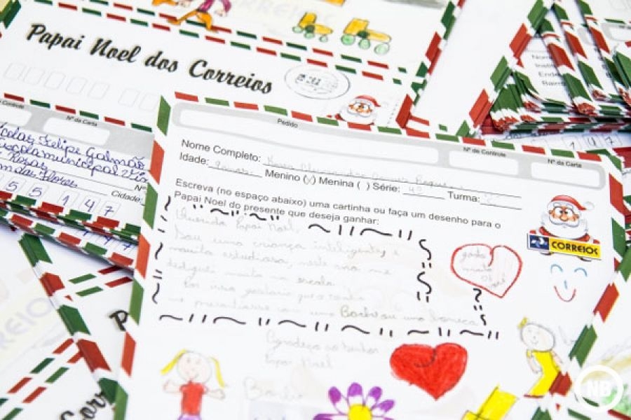 Cartas ao Papai Noel já estão disponíveis para adoção