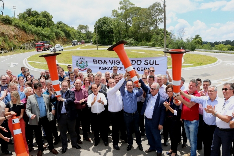 Inaugurado trevo de acesso a Boa Vista do Sul