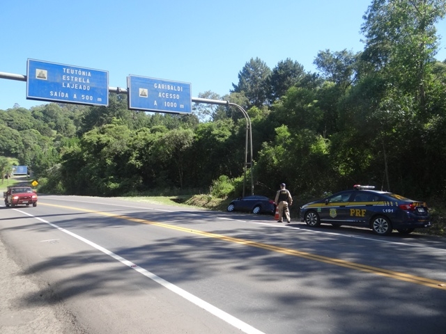 Acidente na BR-470 deixa um ferido em Garibaldi