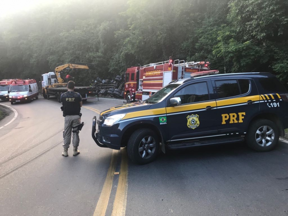 Homem morre em acidente na BR-470 em Bento Gonçalves