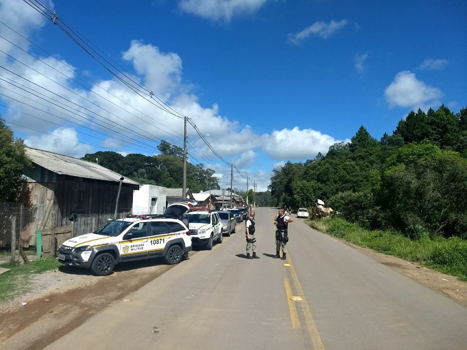 Tiroteio e perseguição no início da sexta-feira em Garibaldi