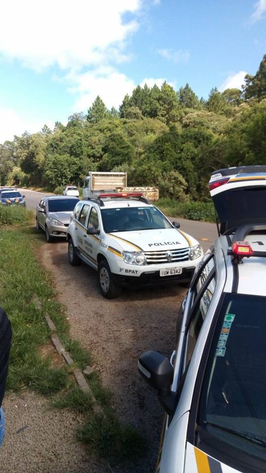 Tiroteio e perseguição no início da sexta-feira em Garibaldi