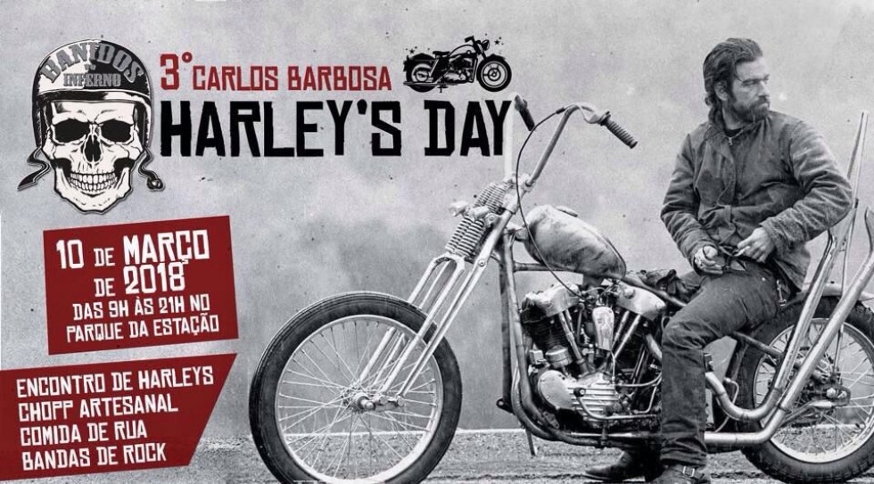 3º Carlos Barbosa Harley's Day acontece no dia 10