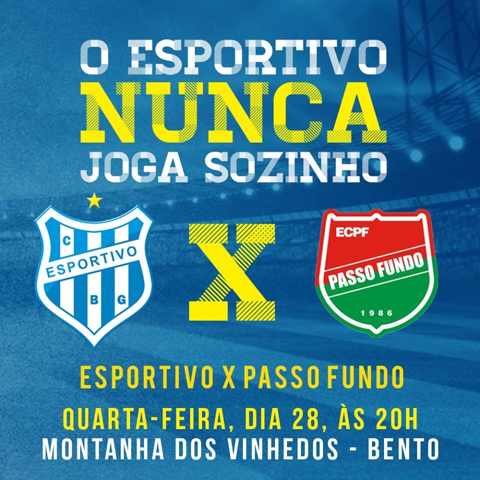 ADESSO TV transmite Esportivo X Passo Fundo