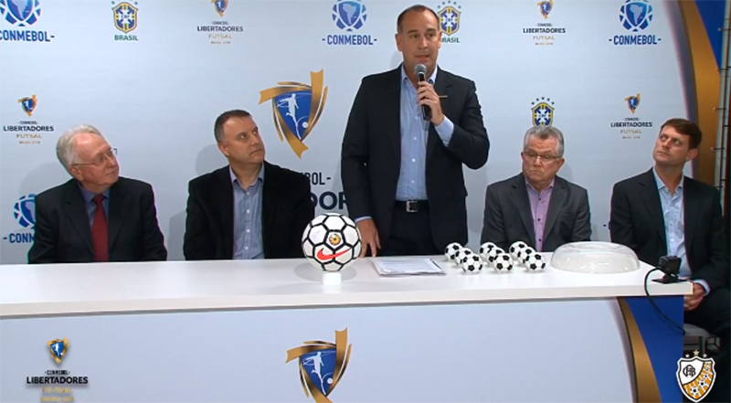 Definidos os confrontos da Libertadores de Futsal em Carlos Barbosa
