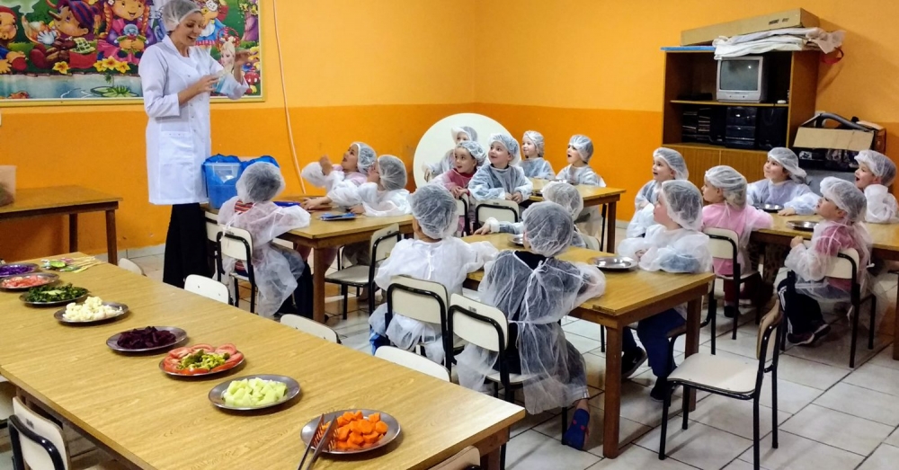 Projetos estimulam alimentação saudável nas escolas de Garibaldi