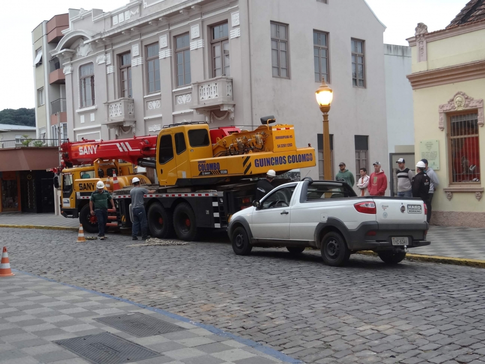 Obras no Jardim Gastronômico seguem em ritmo acelerado