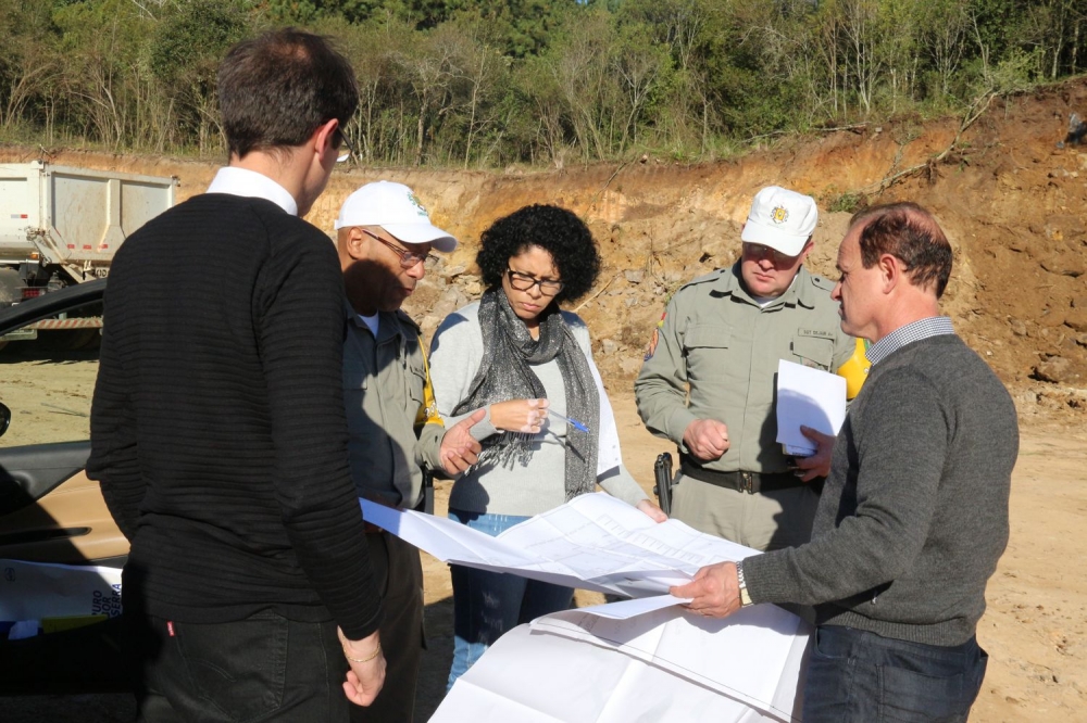 Iniciam as obras de construção do 3º Batalhão Rodoviário