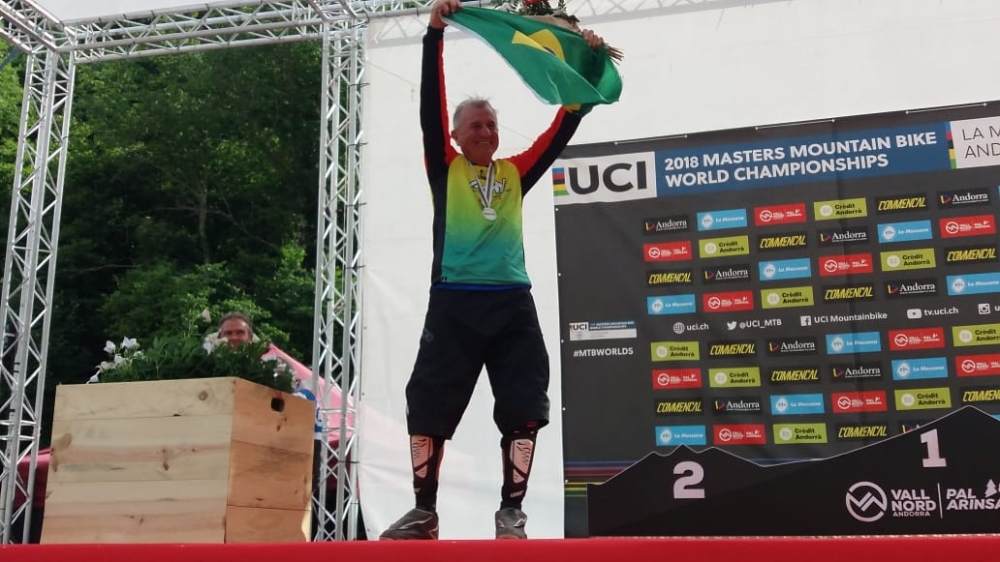 Danilo Spader é vice-campeão mundial de Mountain Bike