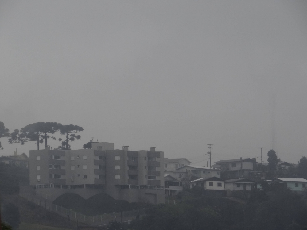 Segue a chuva e as baixas temperaturas em toda a região