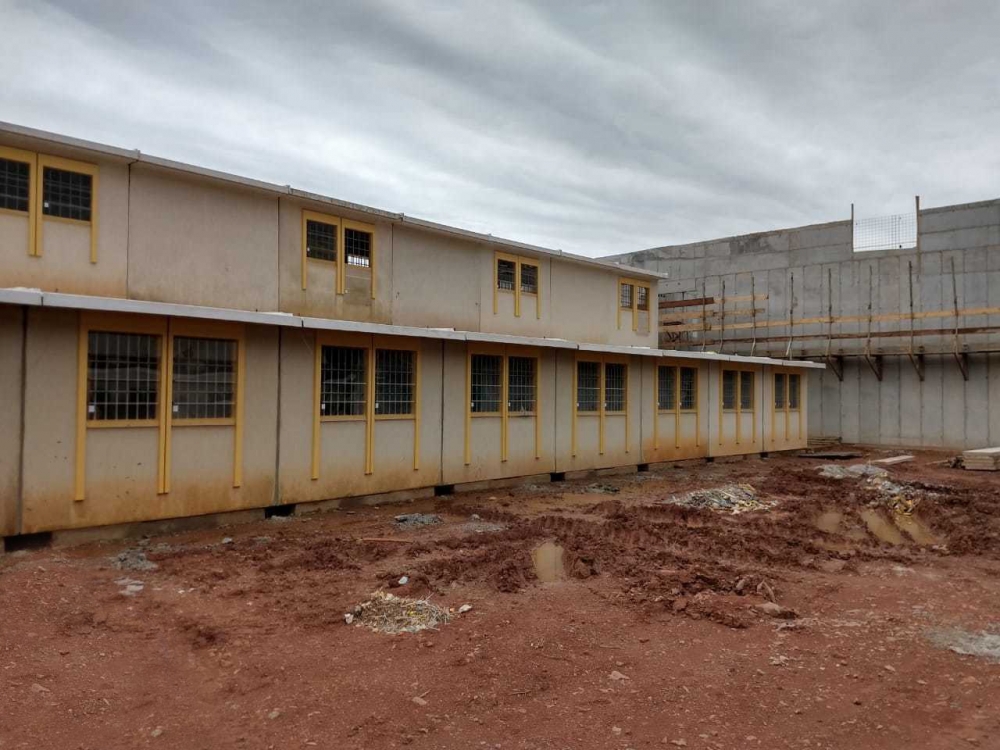 Cerca de 40% da obra do novo presídio de Bento está concluída