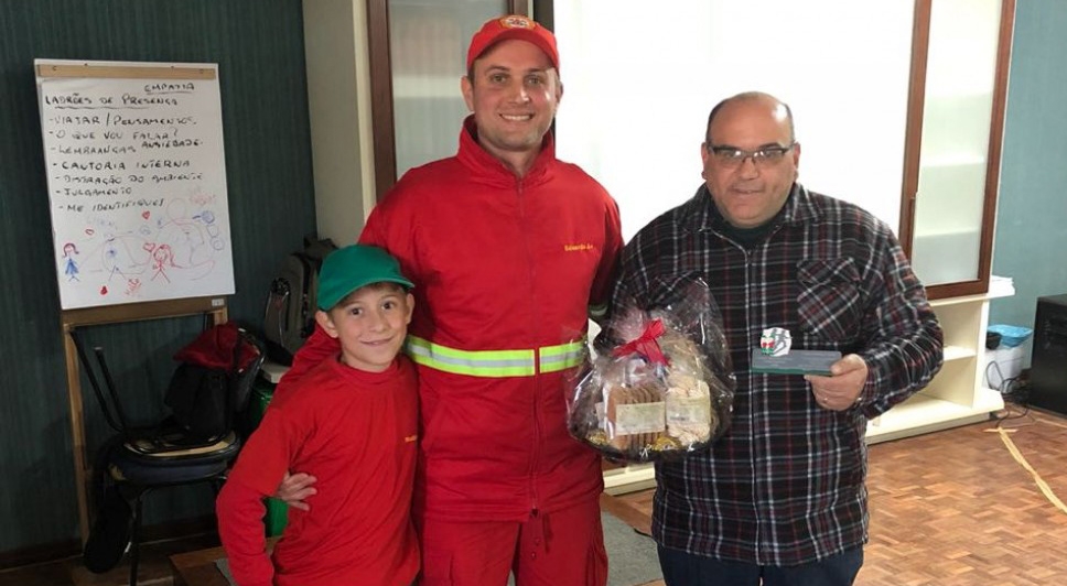 Sec. de Segurança de Carlos Barbosa participa do Projeto Bombeiro Mirim