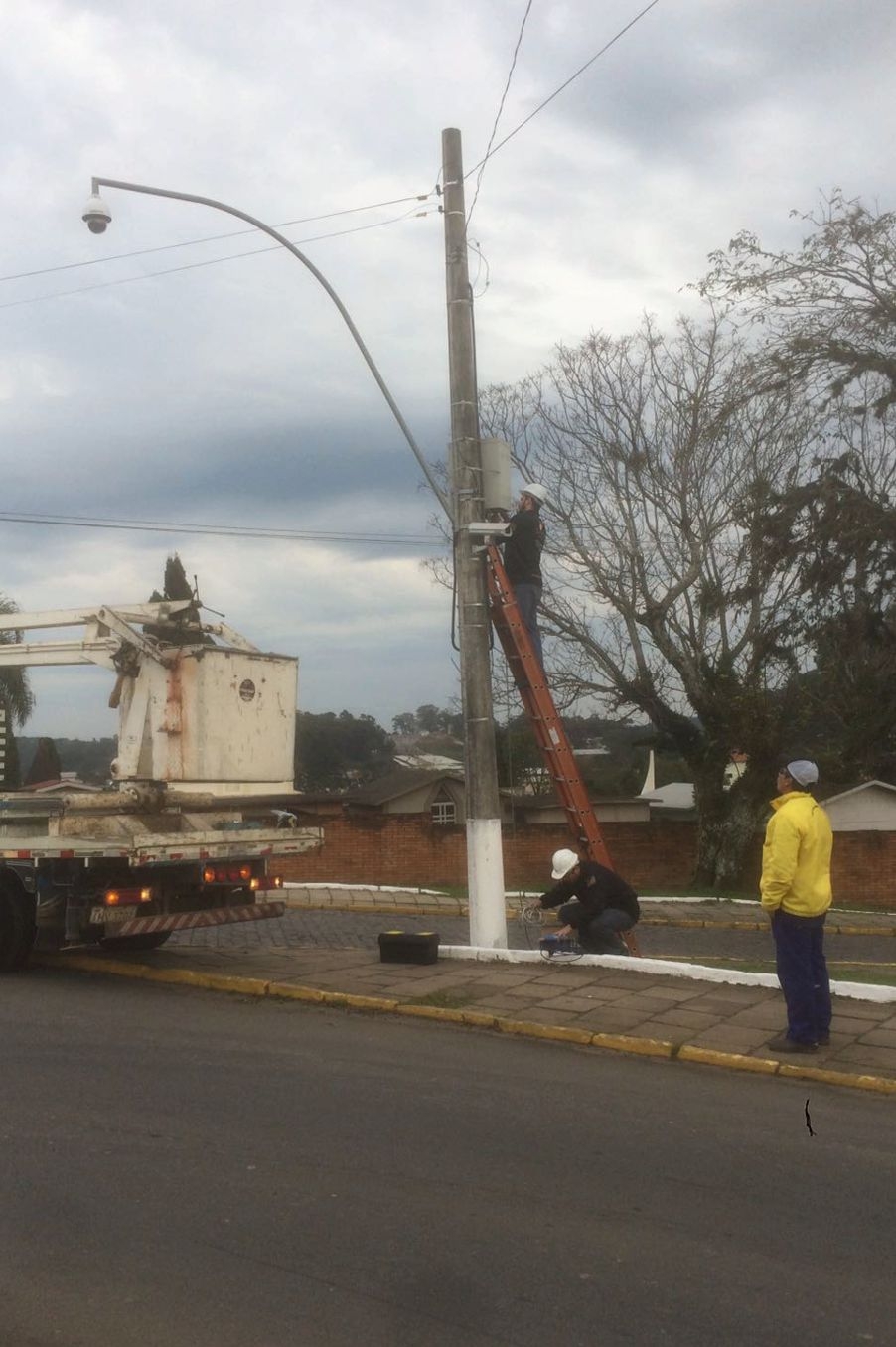 Novos equipamentos para o videomonitoramento em Garibaldi