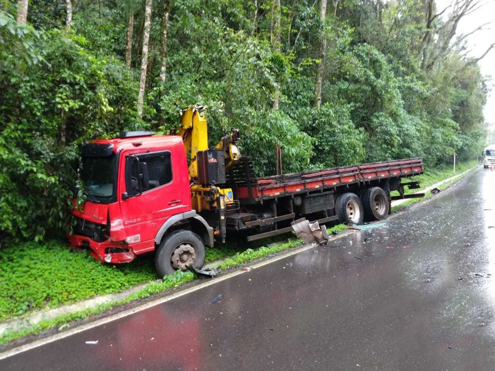 Grave acidente na Serra das Antas nesta segunda-feira