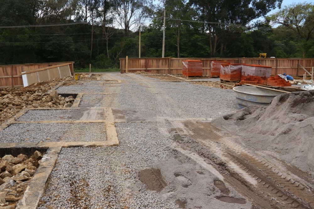 Construção da sede do Batalhão Rodoviário ganha forma em Garibaldi