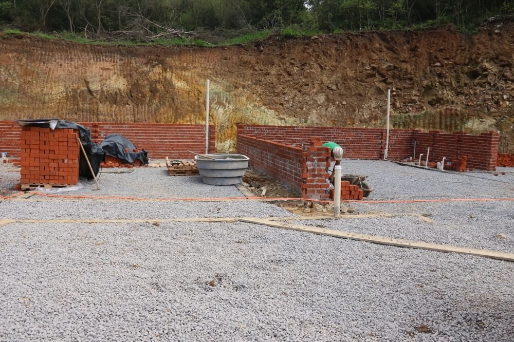 Construção da sede do Batalhão Rodoviário ganha forma em Garibaldi