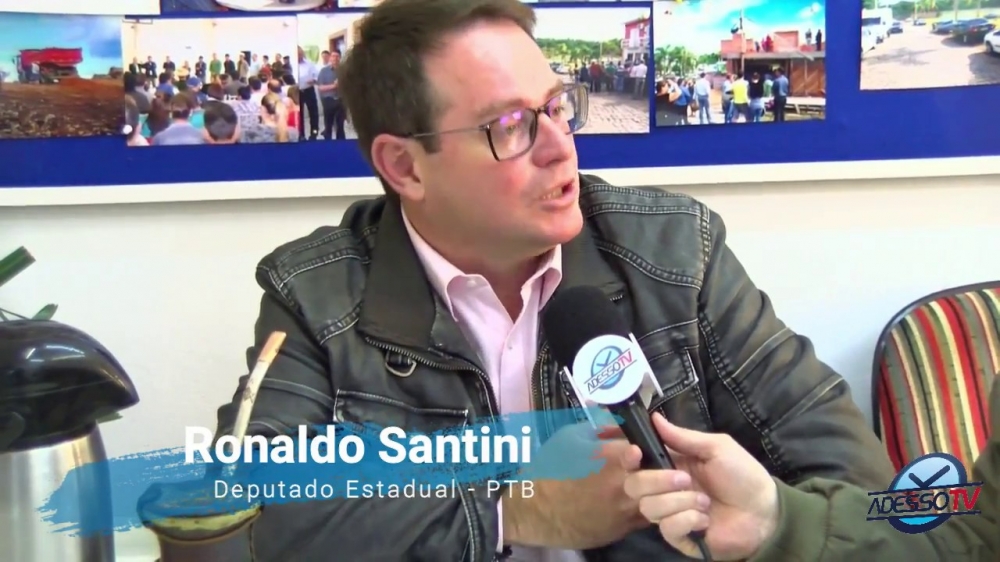 Deputado Santini assumirá vaga na Câmara Federal